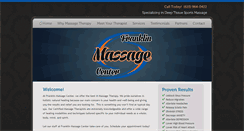 Desktop Screenshot of franklinmassagecenter.com